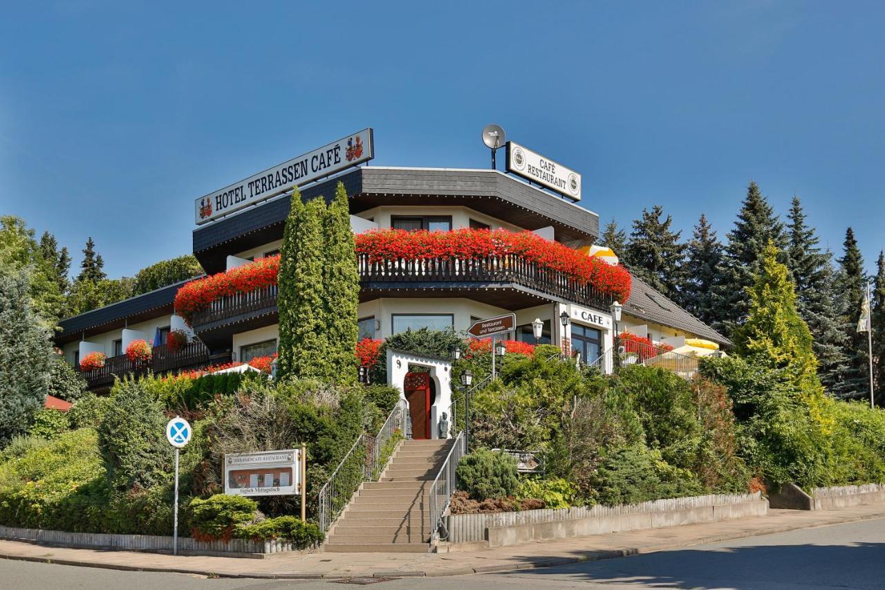 Themen Hotel Terrassen Cafe บาดมุนดาร์อัมไดส์เทอร์ ภายนอก รูปภาพ